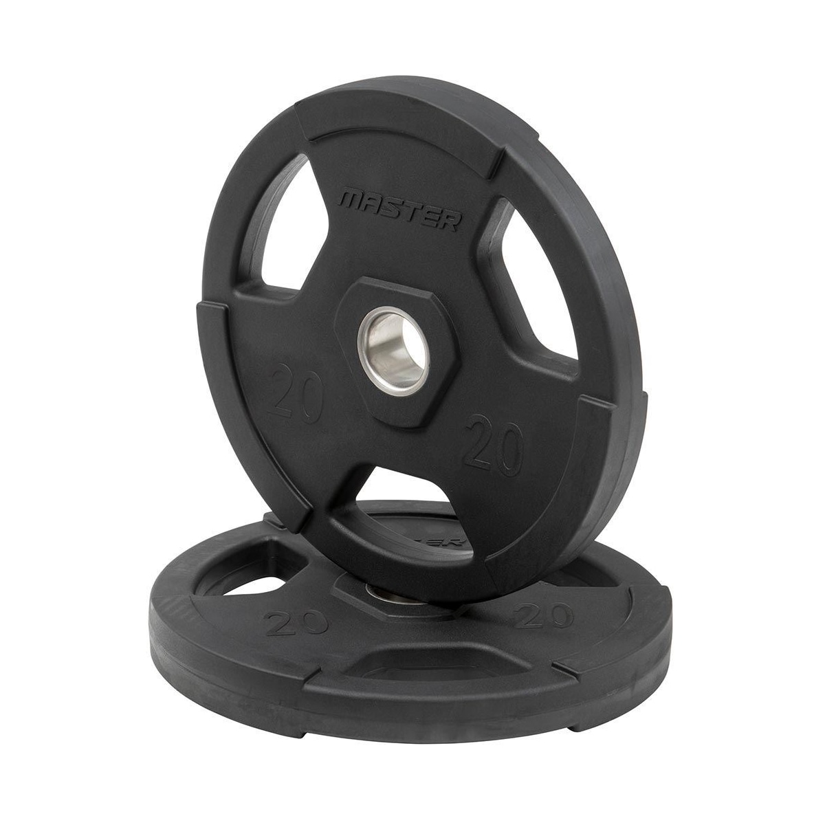 Master Fitness Master Gummikledd skive deluxe 50 mm 10 kg