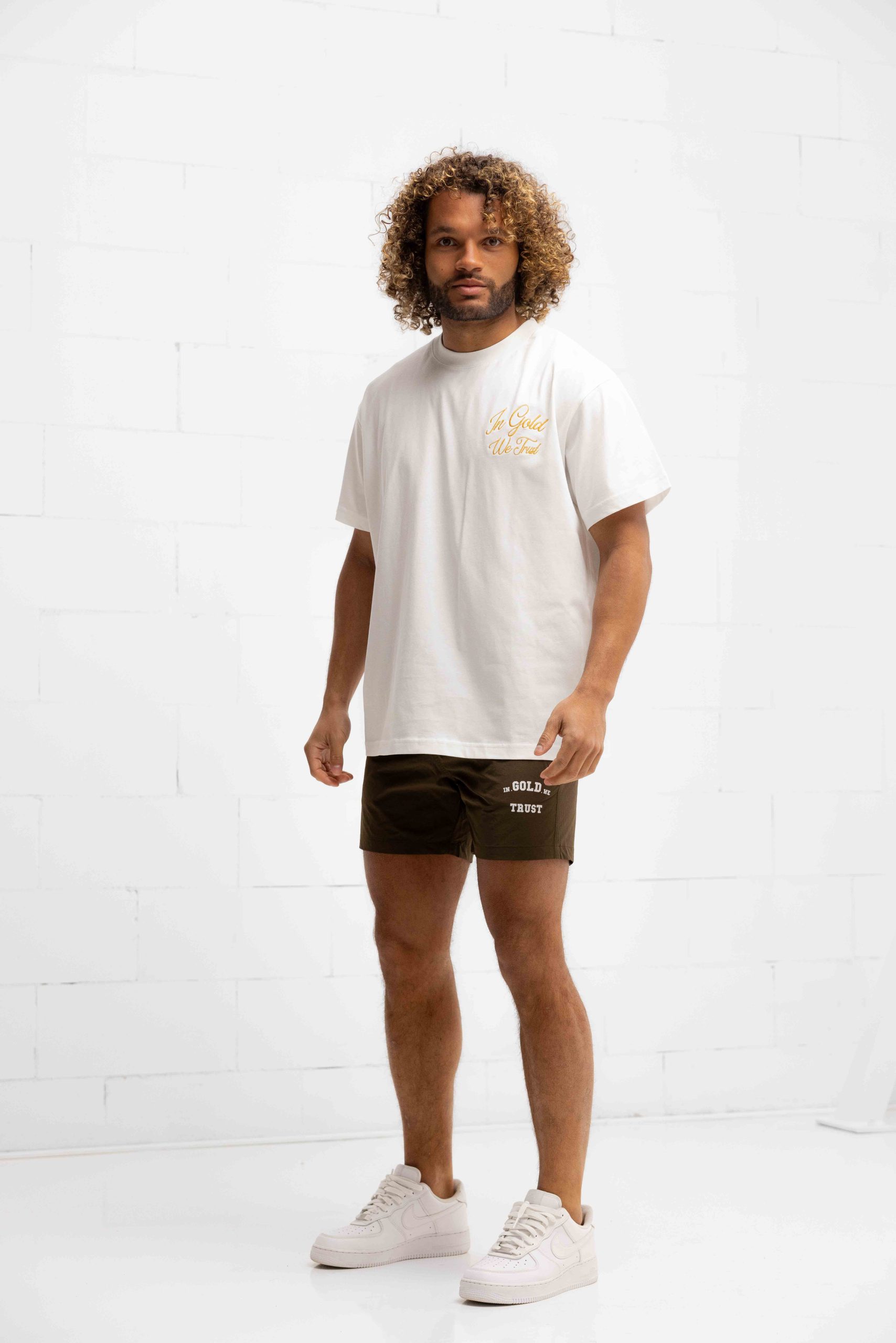 In Gold We Trust The Marley Zwembroek Heren Donkergroen
