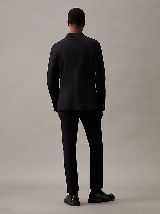 Blazer slim em tecido termotécnico