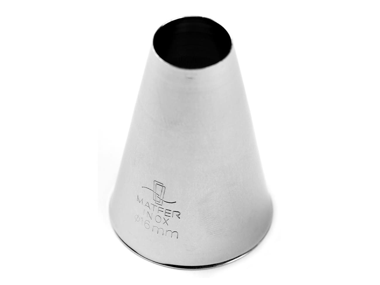 Douille pâtisserie unie - inox - Ø 1,6 cm - Matfer