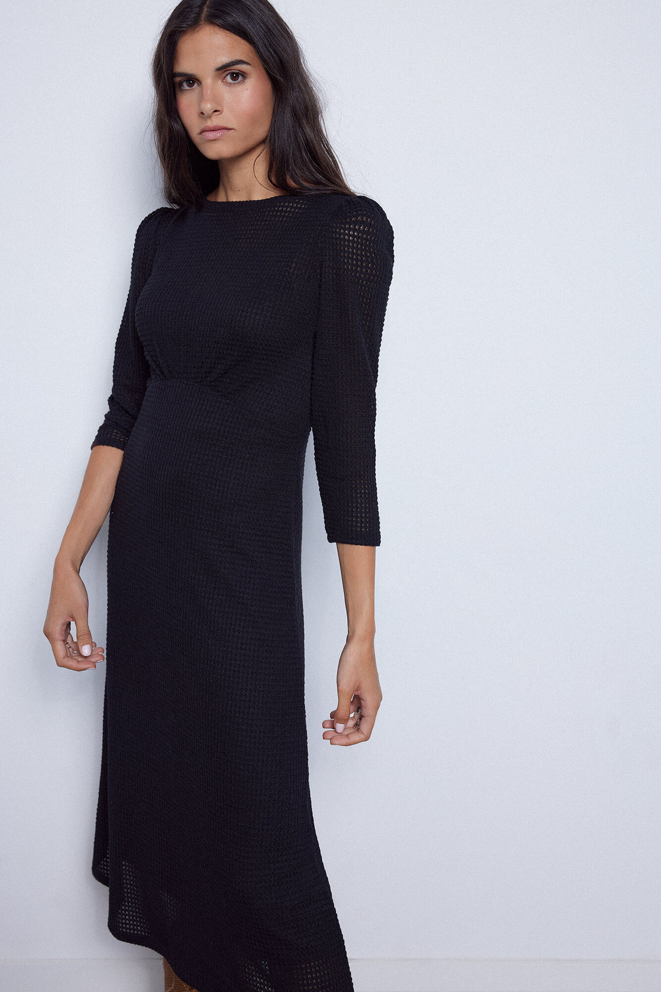 Vestido de malha evasê