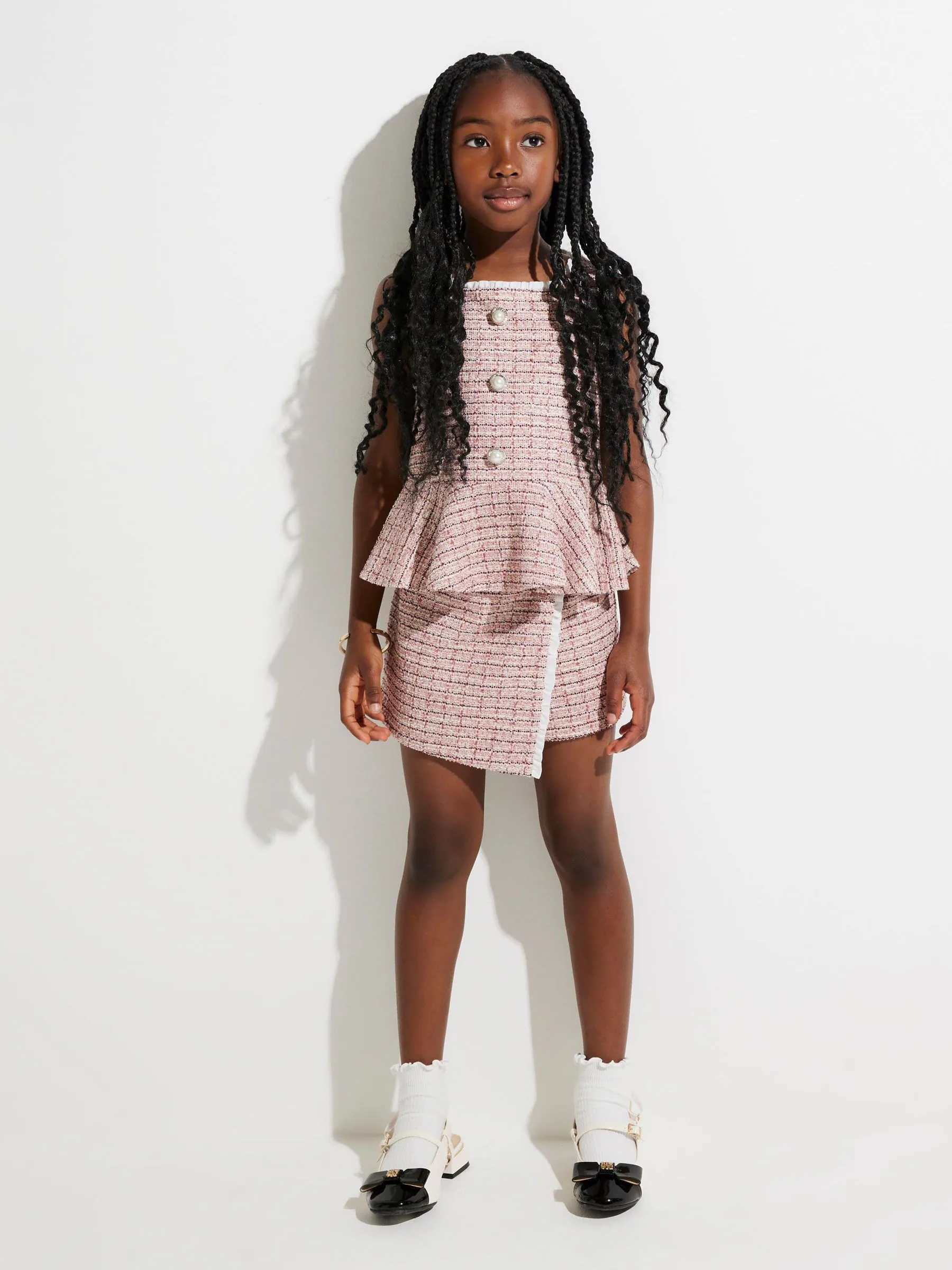 River Island Girls Boucle Skort