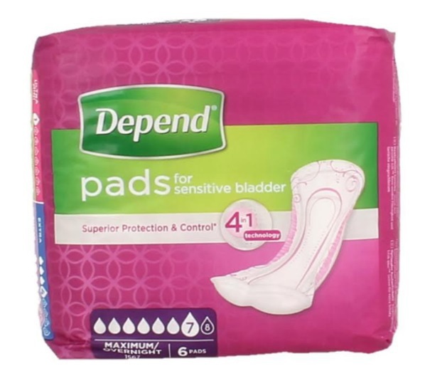 Depend Verband Maximum 6 stuks