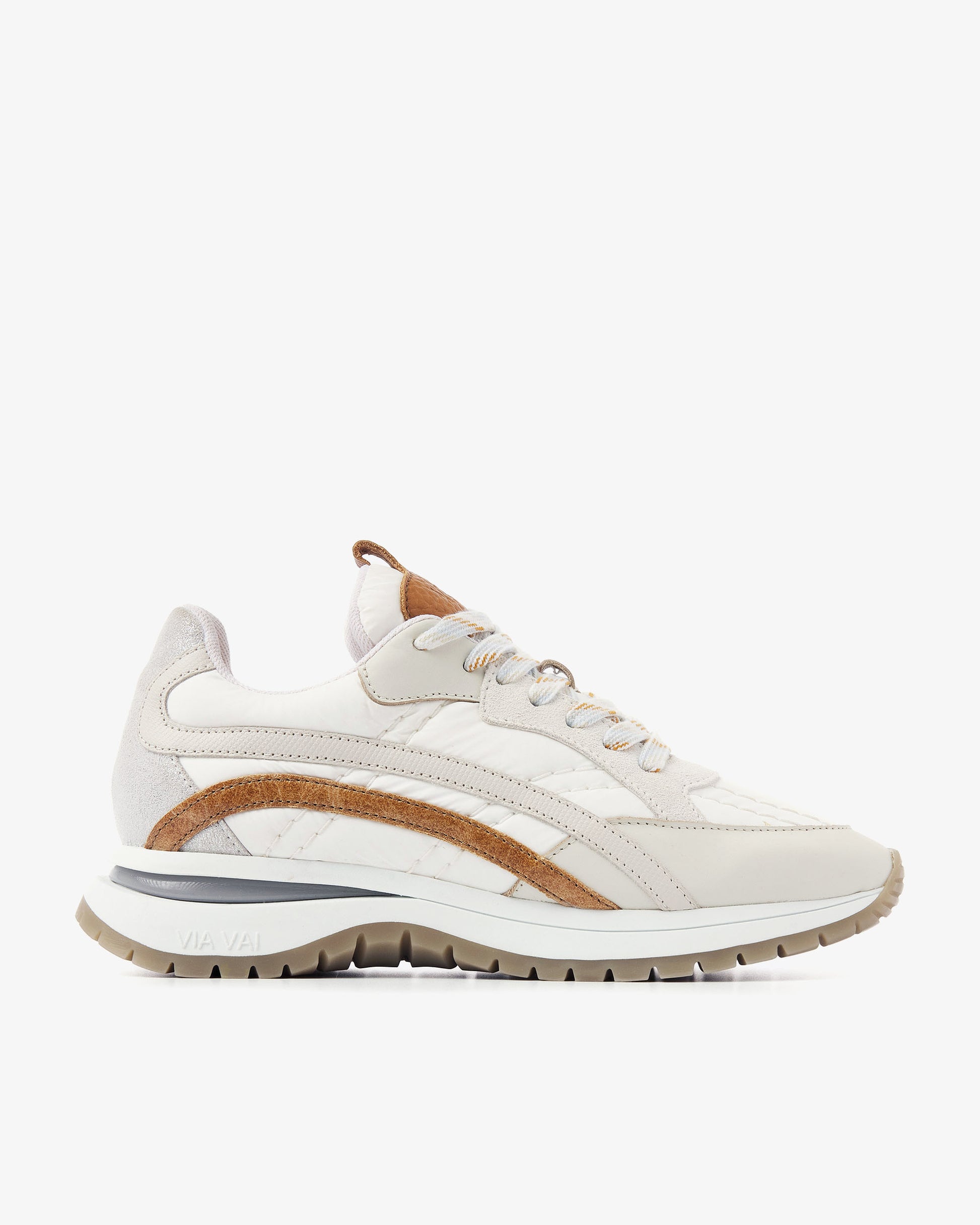 VIA VAI beige dames sneakers Usher Skye
