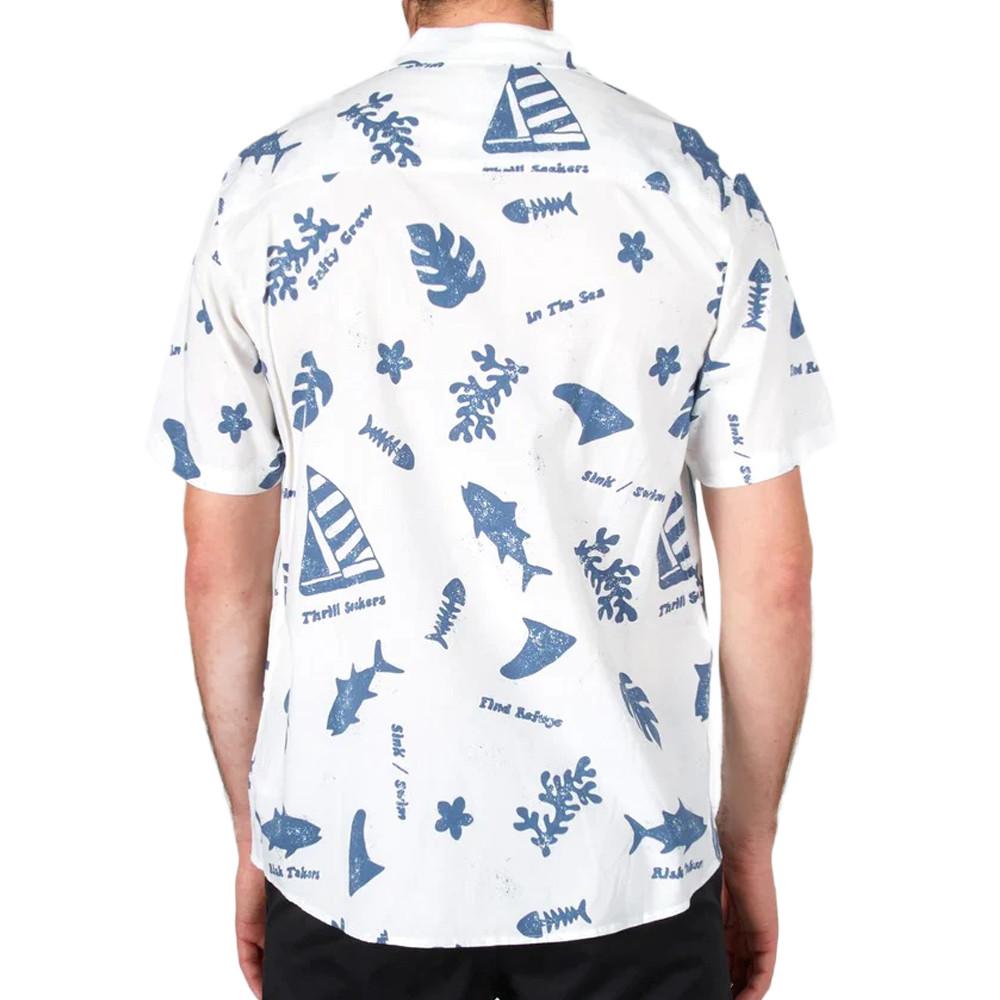 Salty Crew Chemisette Manches Courtes Blanc Homme Salty Crew Twisted Tides