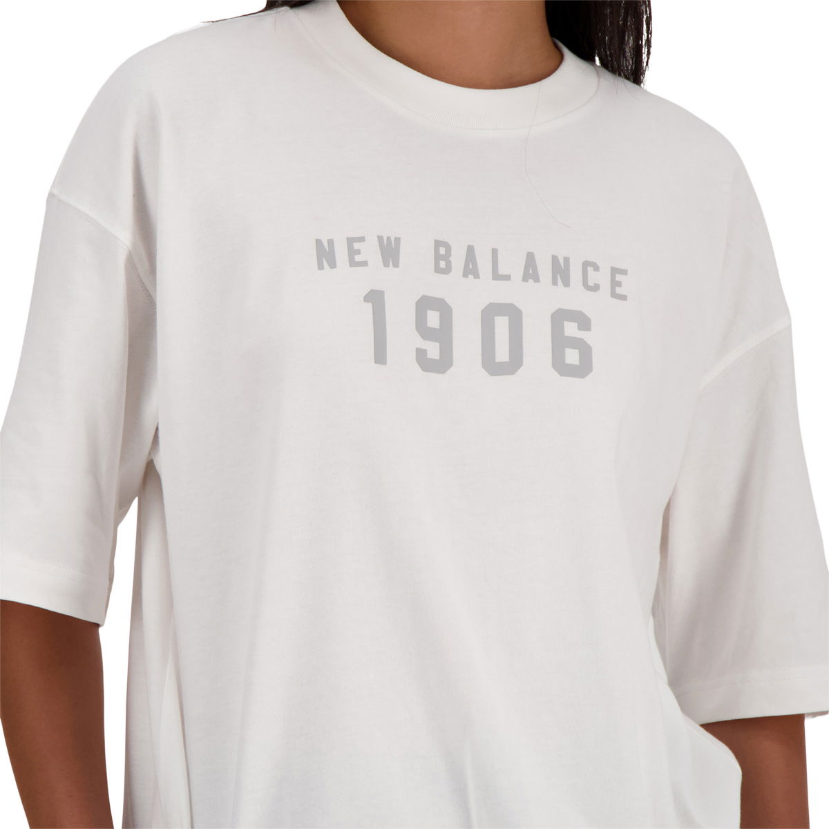 New Balance Iconic Collegiate Oversized T-shirt Dame