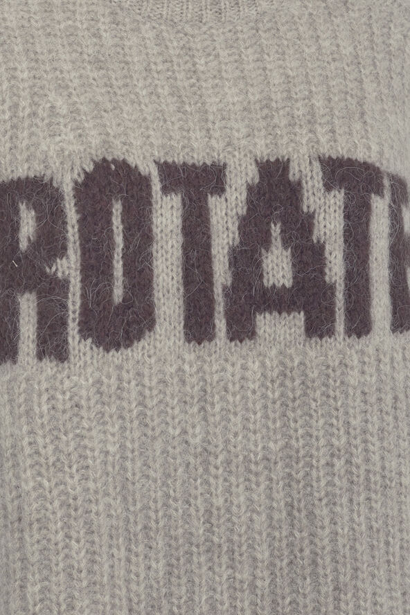 ROTATE Birger Christensen Knitted Logo Sweater Atmosphere