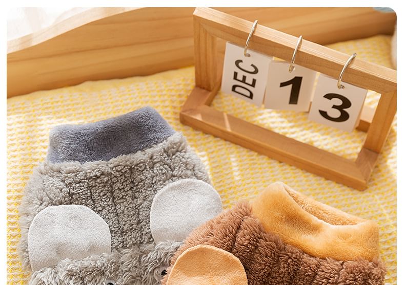 2 nachten - Bear Chenille Pet Top