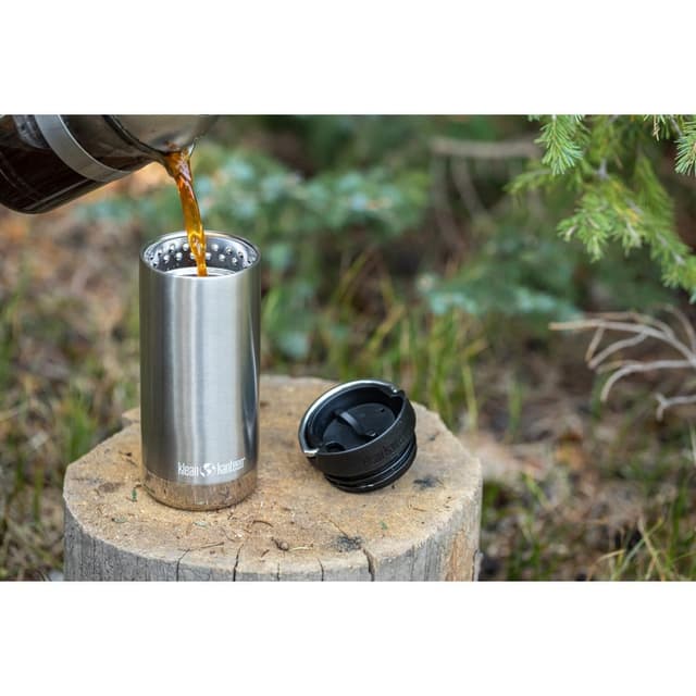Klean Kanteen TKWide 355ml (Wide Cafè Cap)Brushed Stainless
