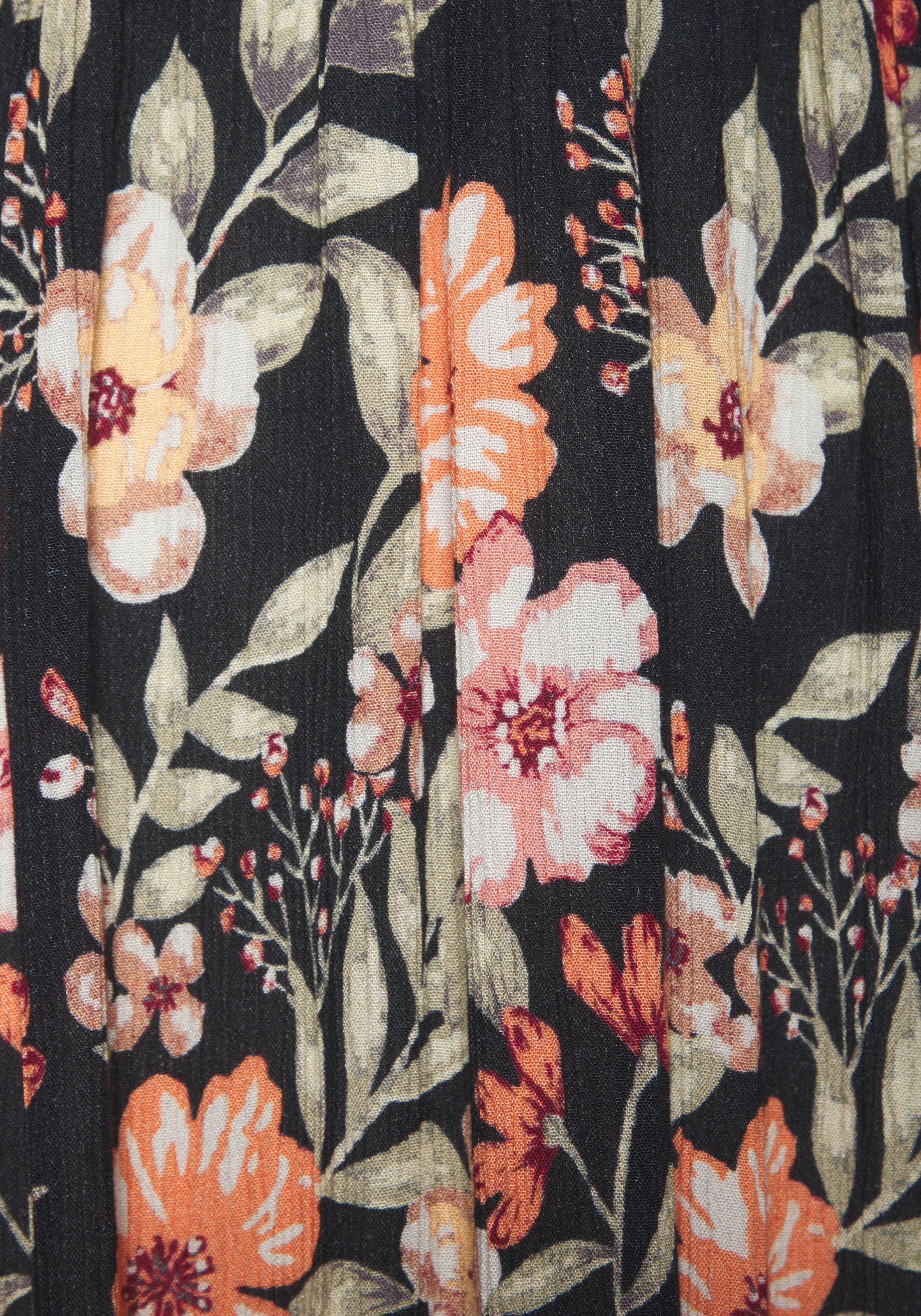 Buffalo Maxikleid Ohne Taschen mit Blumenmuster und Spitze