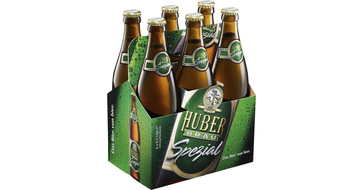 Huber Bräu Spezial Tray 6x 0,5 Liter (Mehrweg)