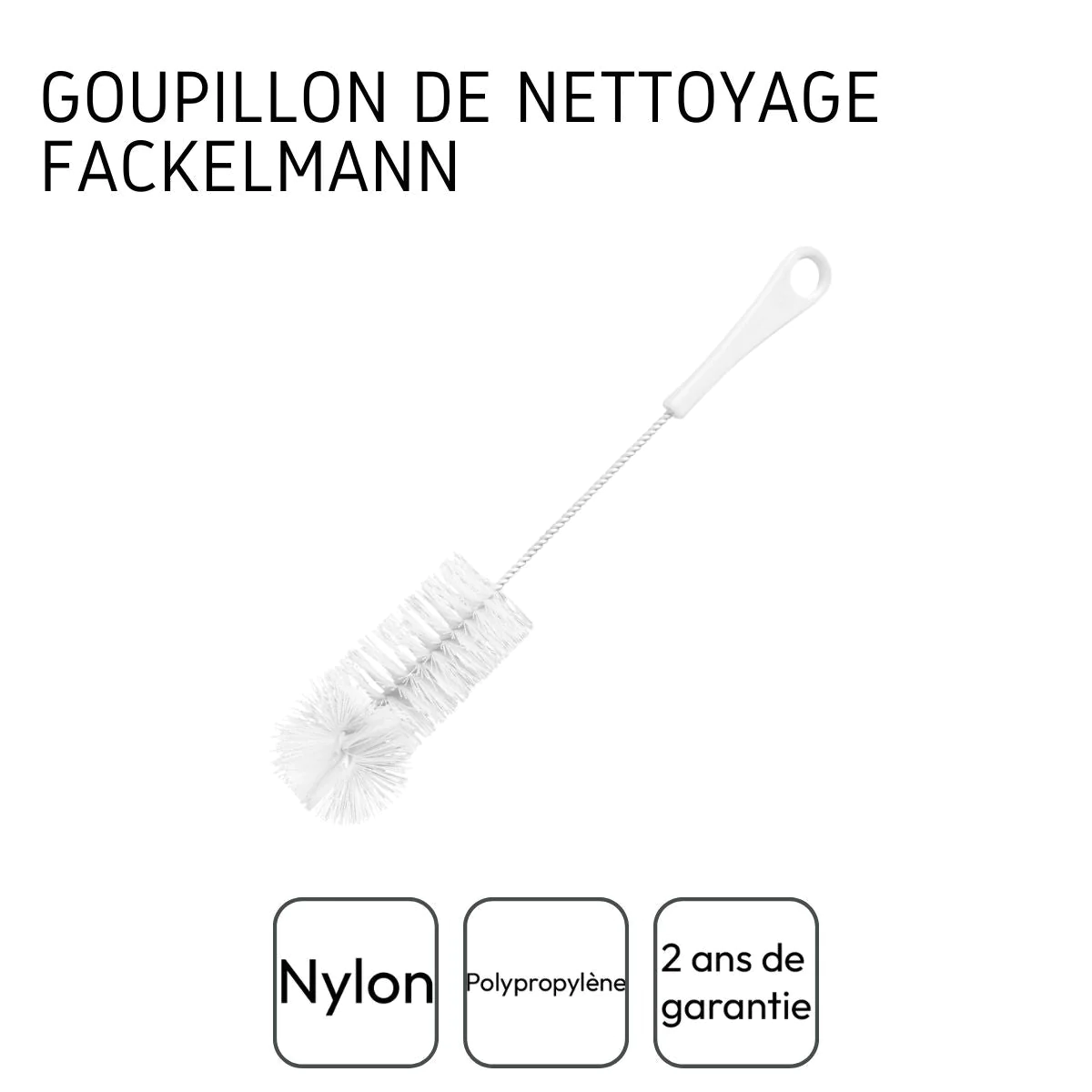 Goupillon pour bouteille en nylon Fackelmann Tecno Fackelmann