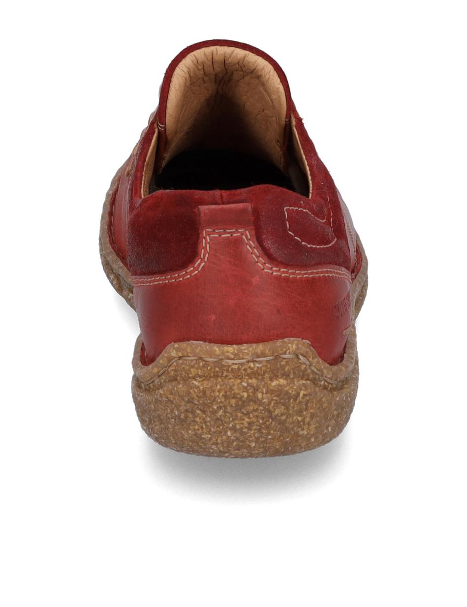 Halbschuh Neele 58, rot-kombi