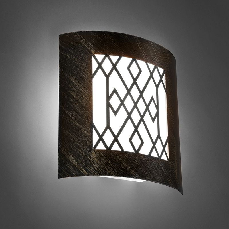 Moderne buitenwandlamp roestbruin IP44 - Emmerald Classic