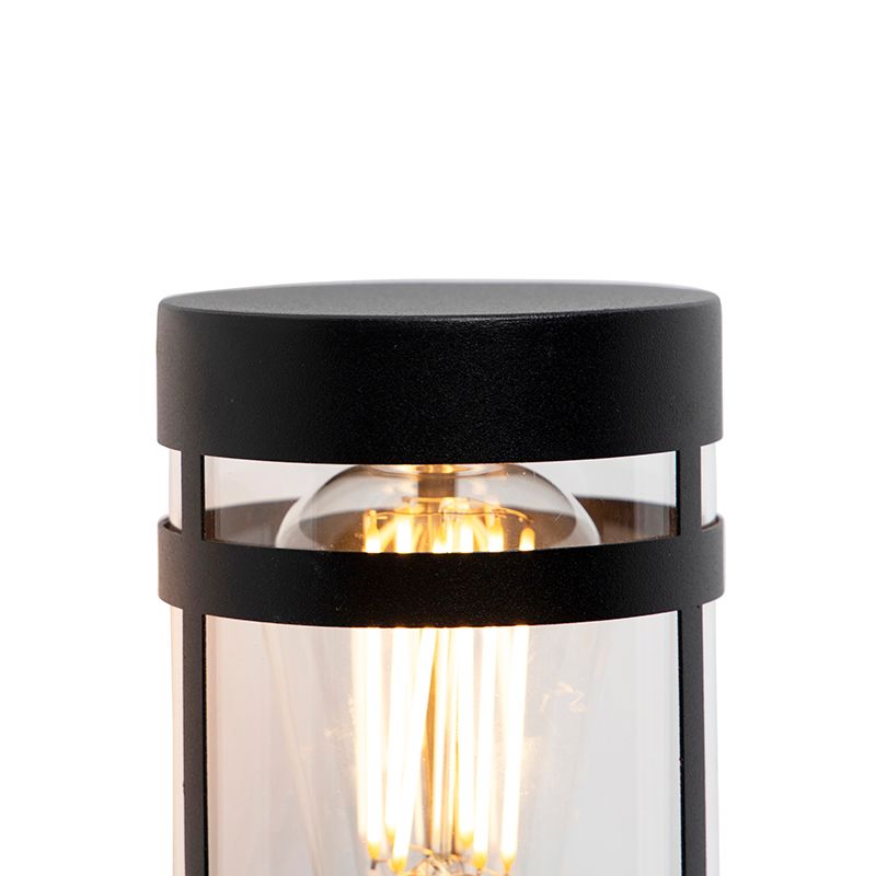 Moderne buitenwandlamp zwart IP44 - Gleam