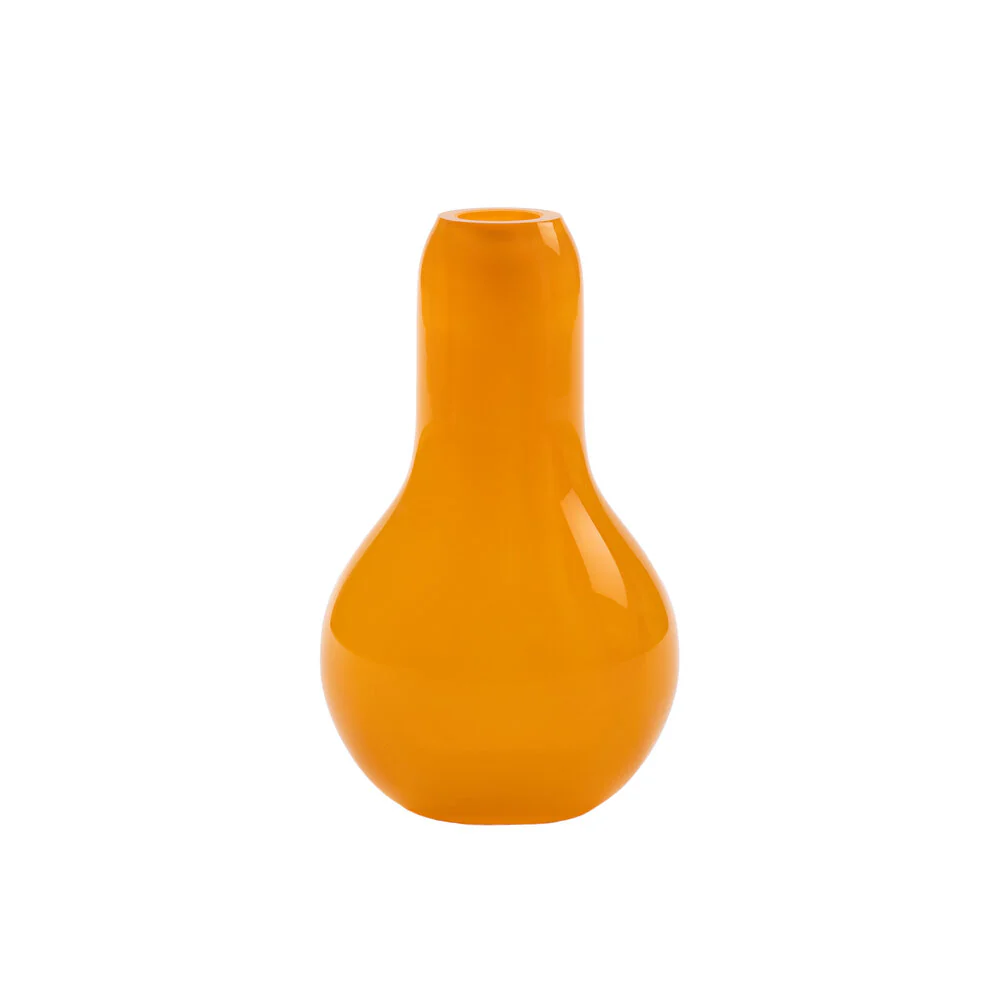 Kodanska  Flow vase mini, orange/prikker - H15 cm.