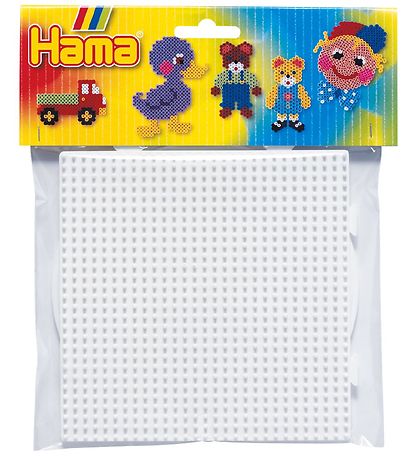 Hama Midi Perlen Steckplatten - 2er-Pack - Kreis und Quadrat