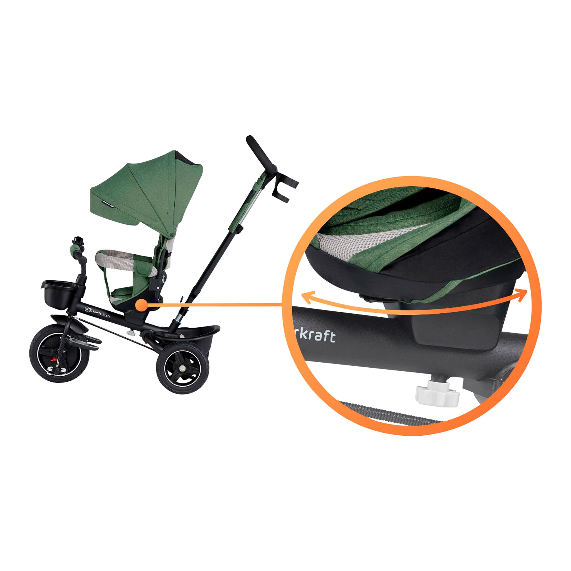Kinderkraft Dreirad SPINSTEP pastel green
