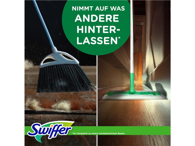 Swiffer Wischmopp Starter-Set 12-teilig, Grün Starterset