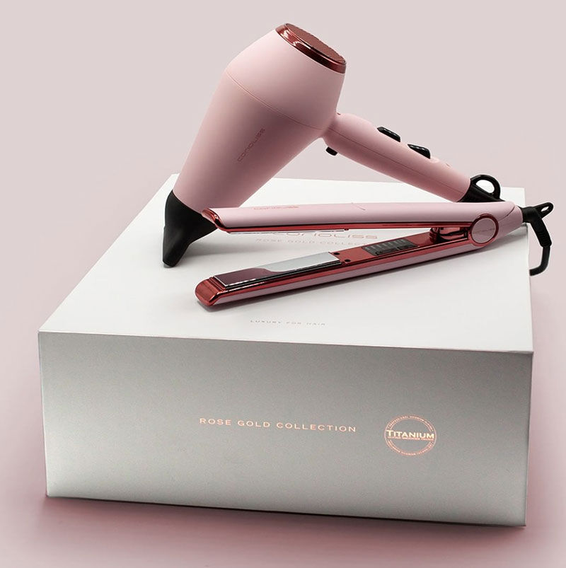 Coffret lisseur C1 digital et sèche-cheveux Kompactissimo