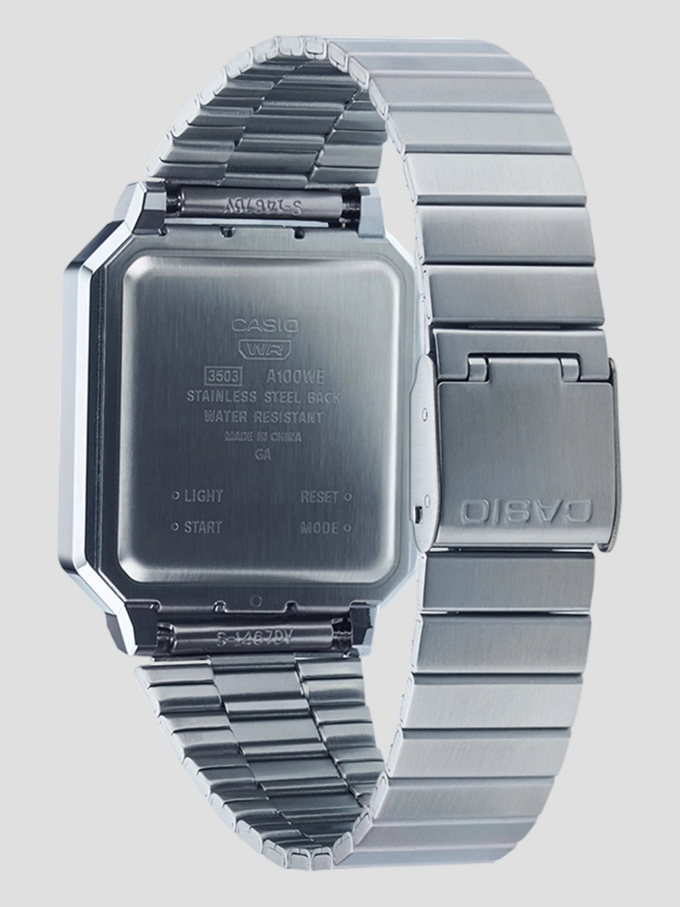 Casio A100WE-7BEF Watch silber