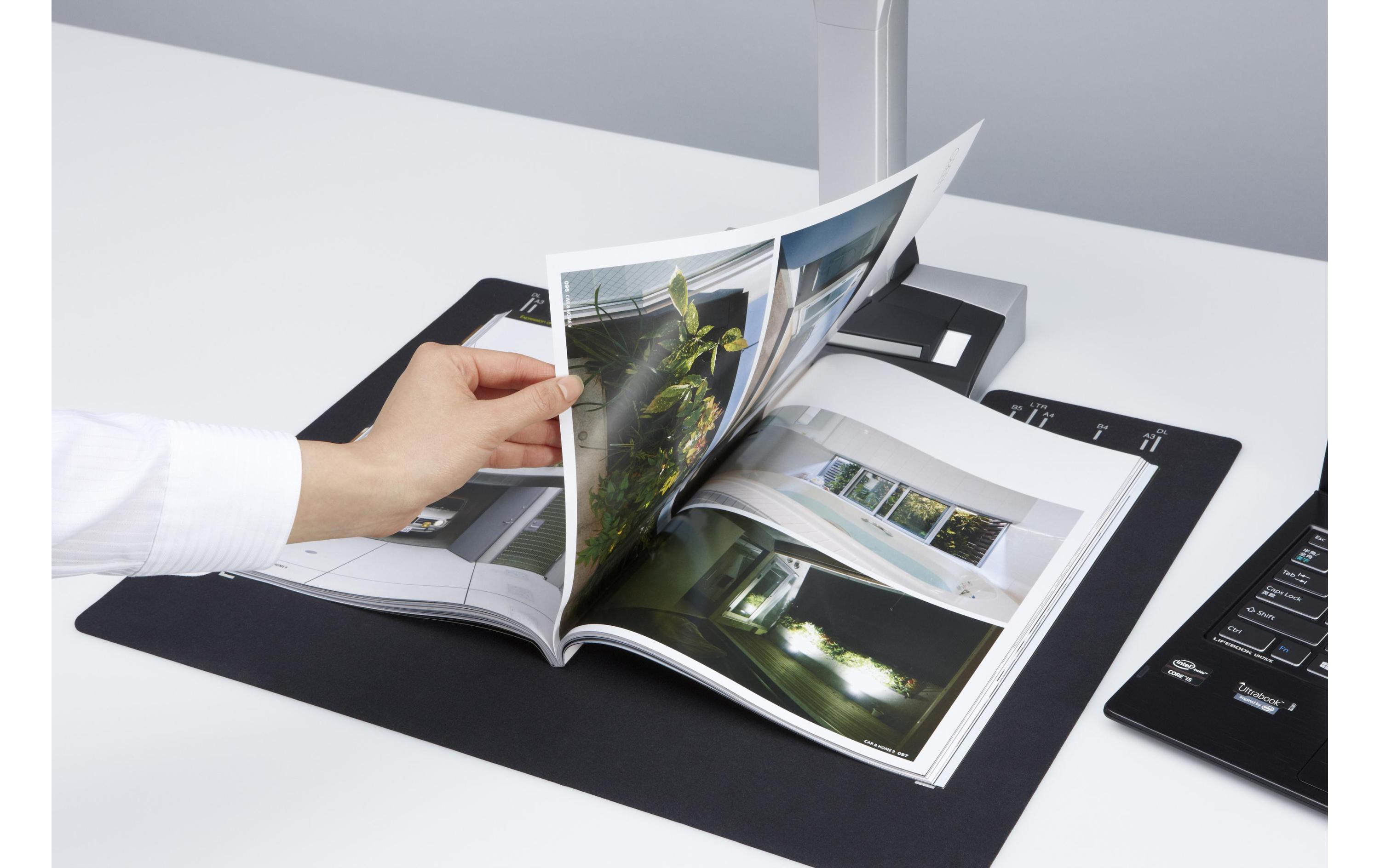 Buchscanner ScanSnap SV600<br>Neue Perspektive für das Scannen