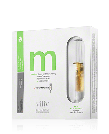 viliv Face Care m - Modern Detox and Re-Plumping Mask 4x30ml+4x1,8ml