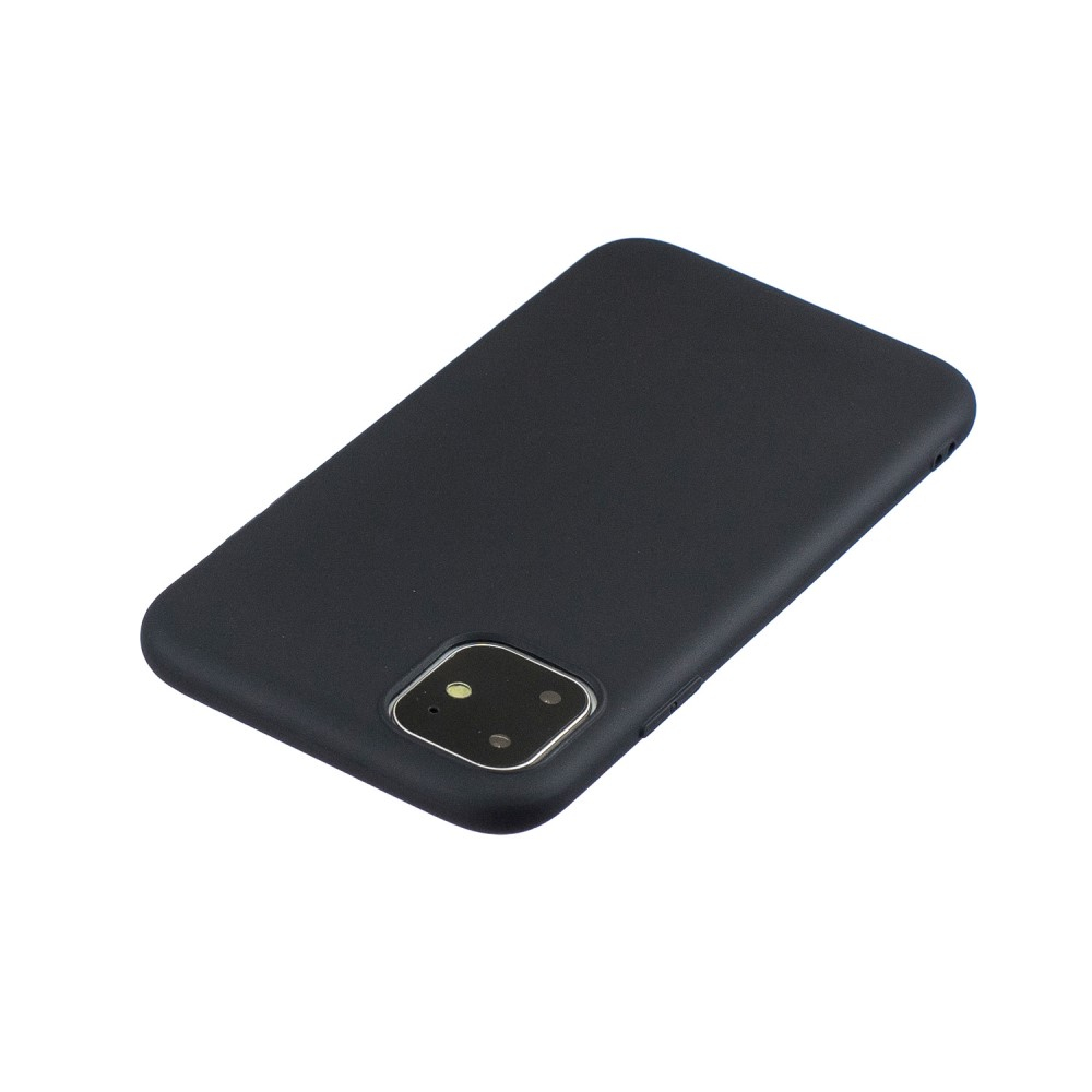 iPhone 11 Gummi Case Hülle Matt - Schwarz