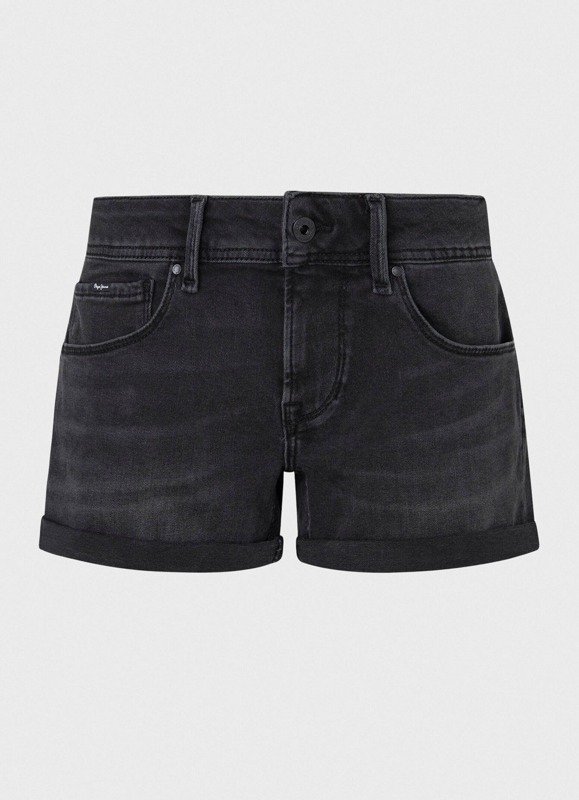 CALÇA JEANS CURTA CORTE REGULAR - jeans