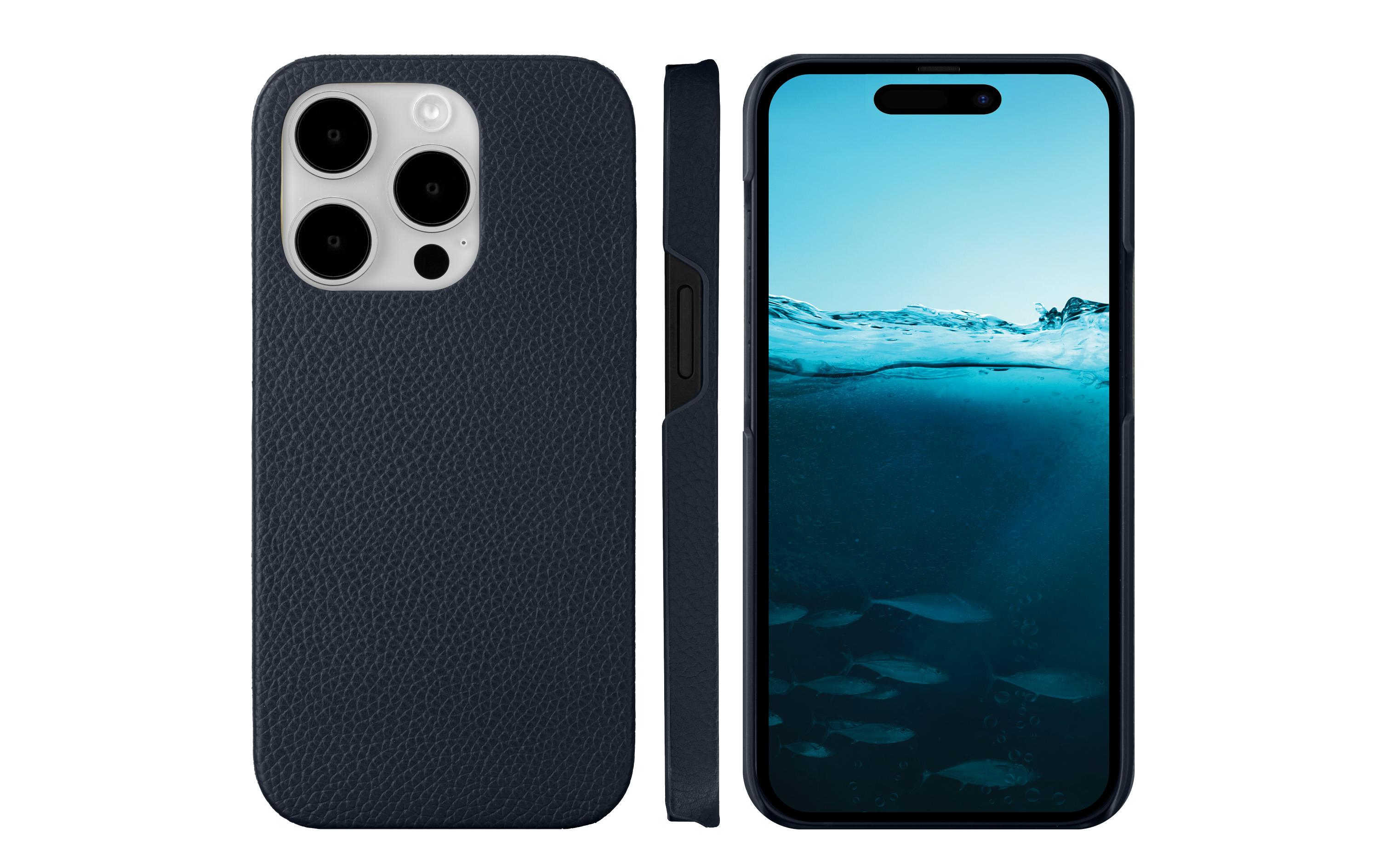 Book Cover New York iPhone 15 Pro Pacific BlueSchutzhülle für das Apple iPhone 15 Pro