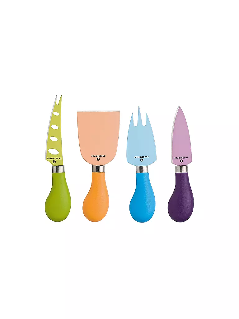 ZASSENHAUS Käsemesser Set 4tlg bunt