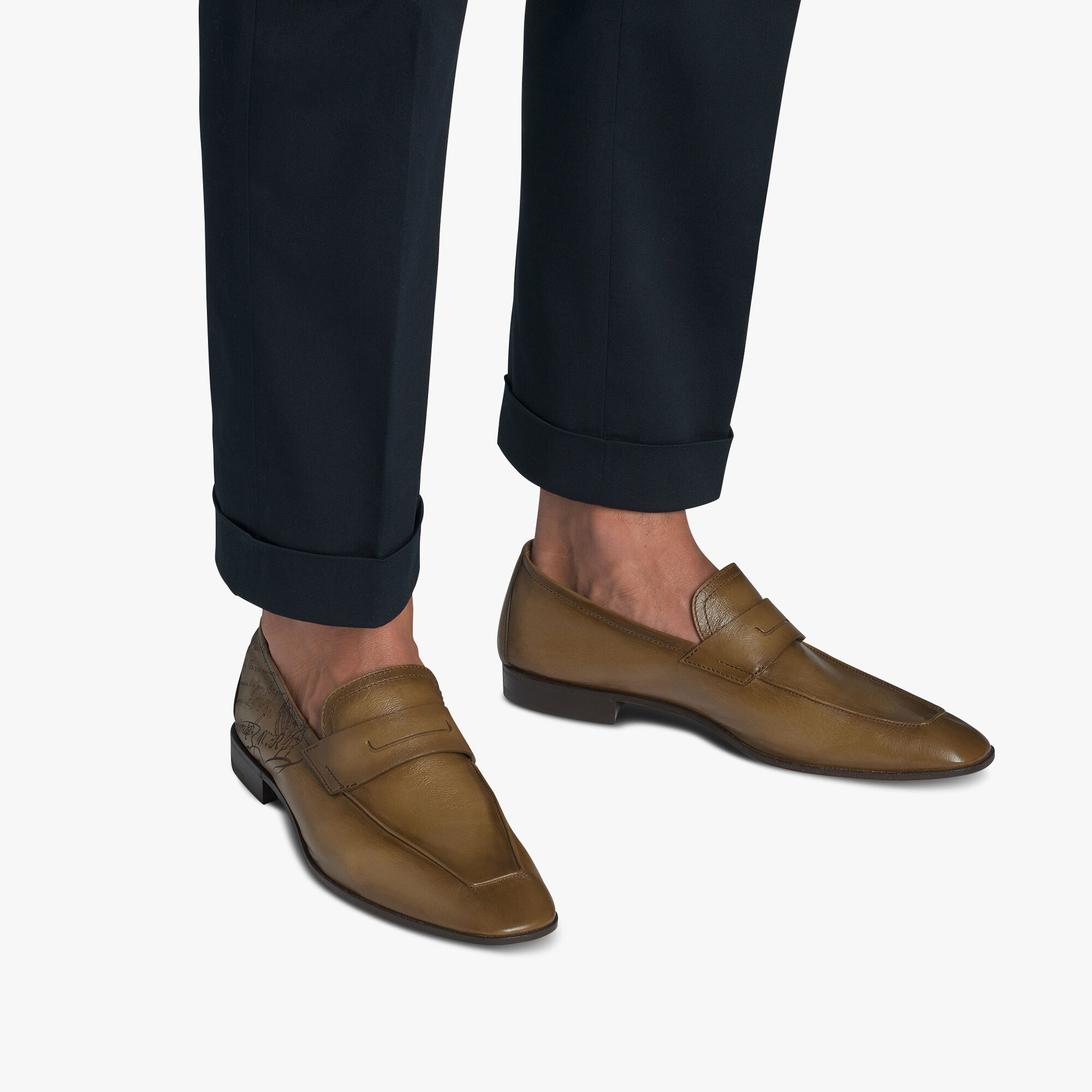 Mocassin Lorenzo En Cuir De Kangourou Scritto