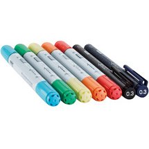 Marqueur ciao, kit de 7 'Doodle Kit Rainbow'