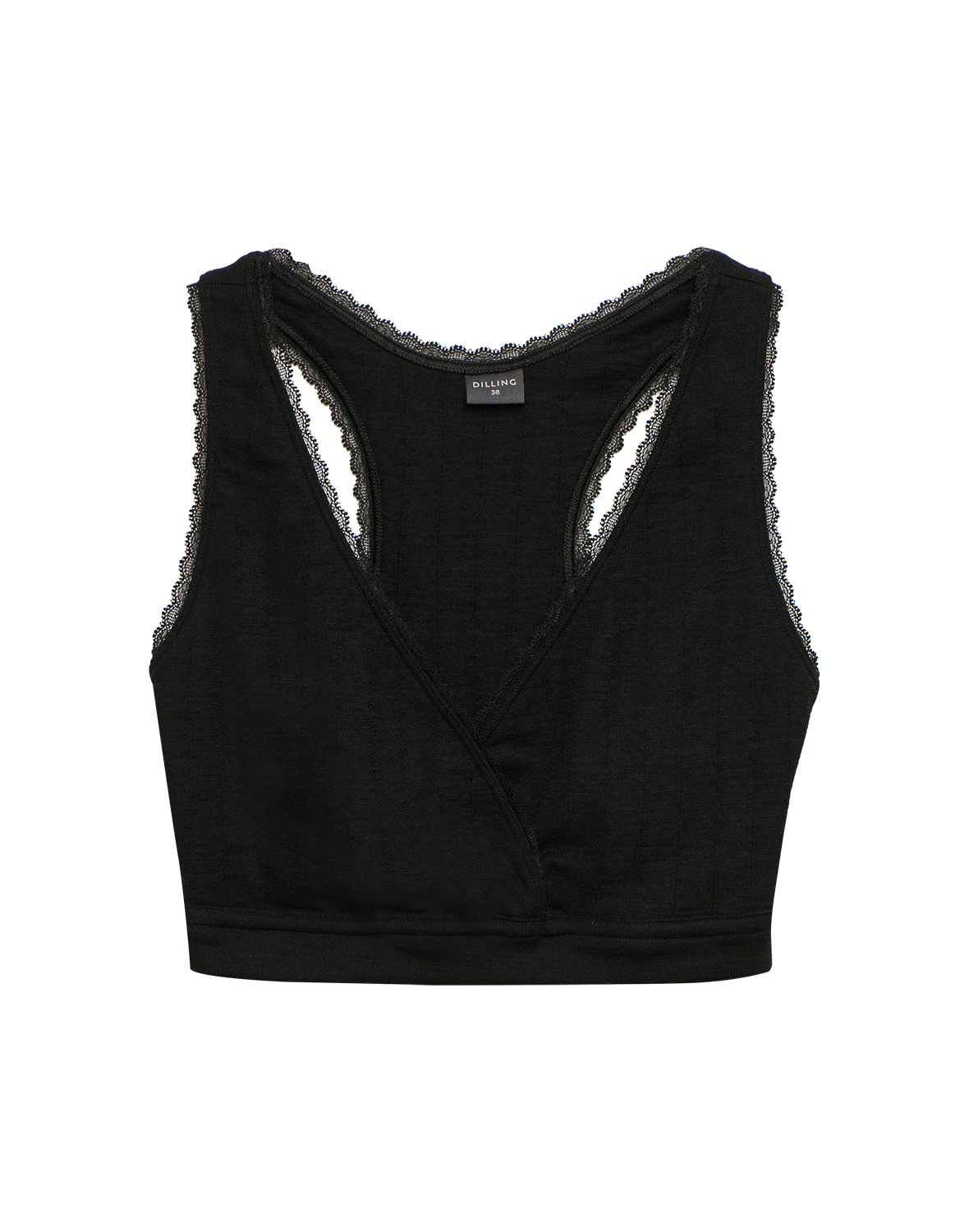 Pointelle bralette van merinowol/zijde voor dames