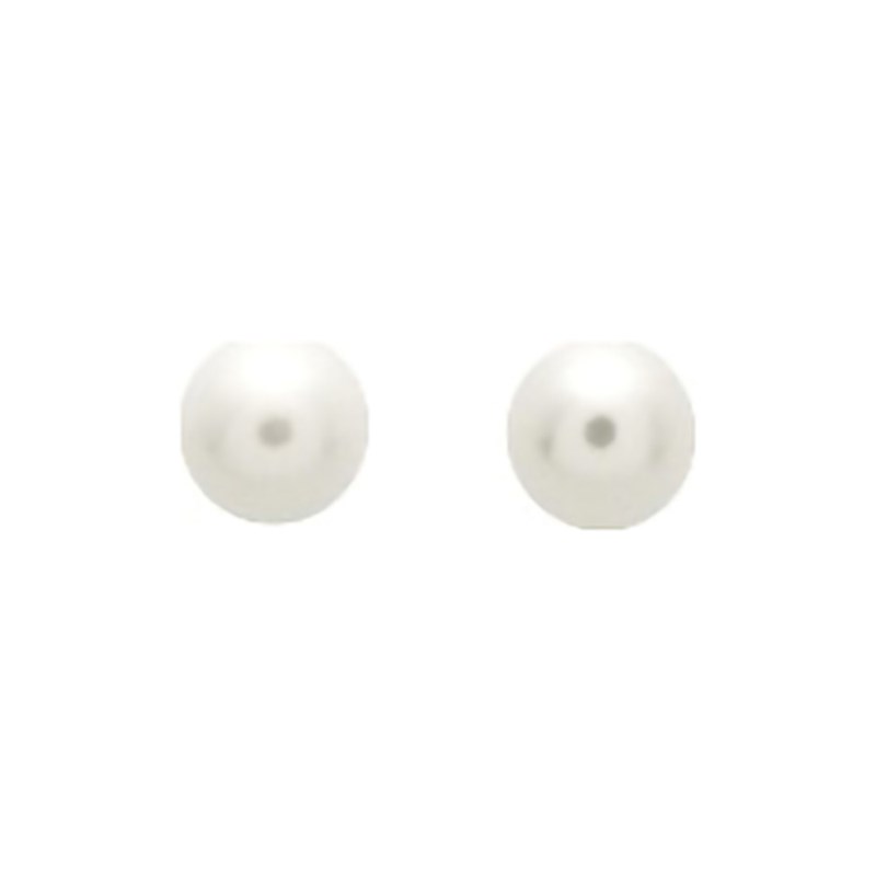 Boucles d'oreilles femme - perle - Or 18 Carats