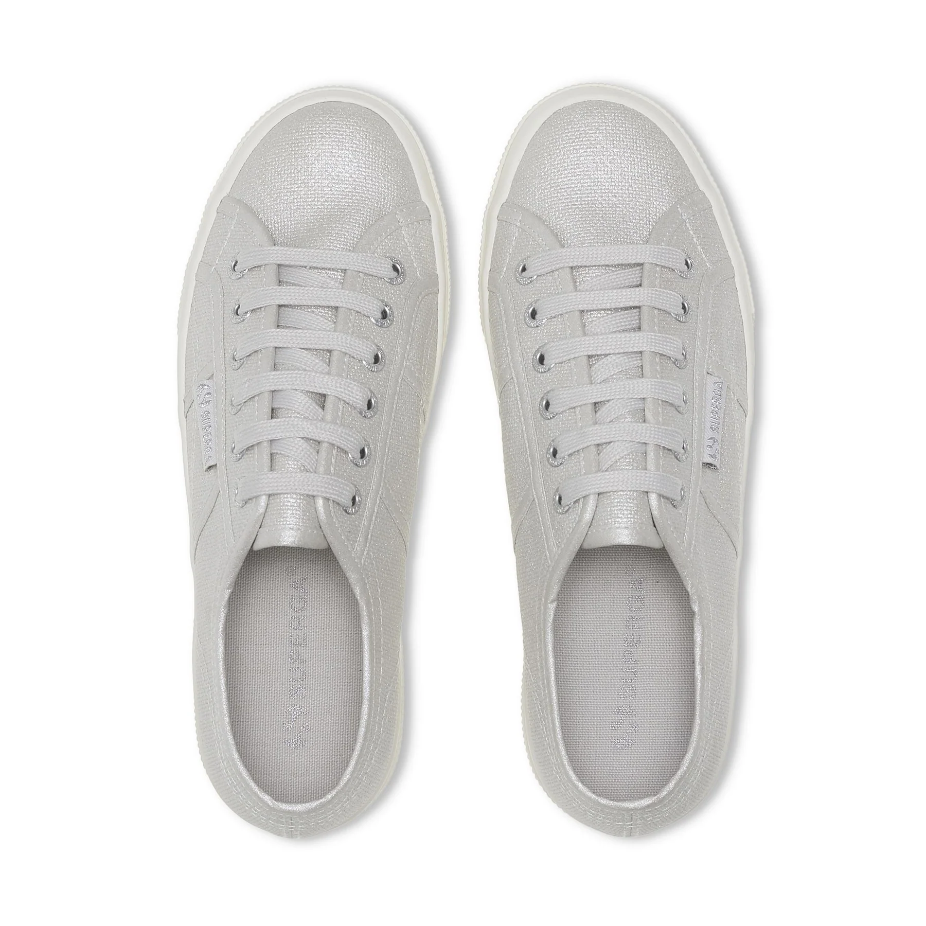 2740 PLATFORM PEARL MATTE CANVAS-GREY SILVER-FAVORIO