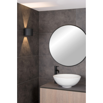 Lucide AXI wandspot badkamer LED 2700K IP54 Zwart