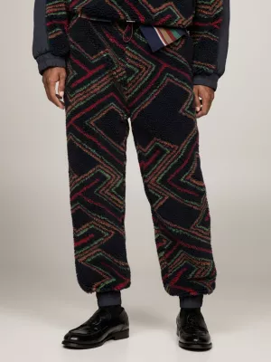 Calça de moletom Tommy x Pendleton New York Stripe TH Monogram