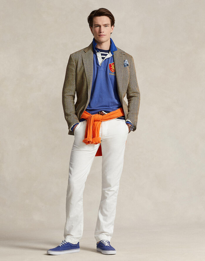 Polo Ralph Lauren 40/2 LINEN/COTTON-STFBEDFORDP Deckwash white