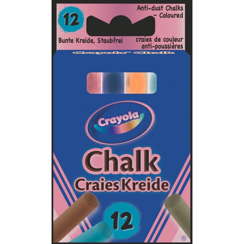 Crayola Kreide, 12 Stück, assortiert