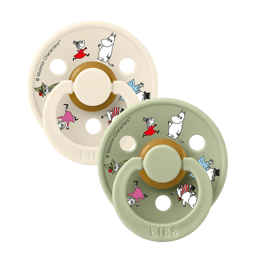 Bibs x Moomin Sutter Colour 2-pak Latex Rund