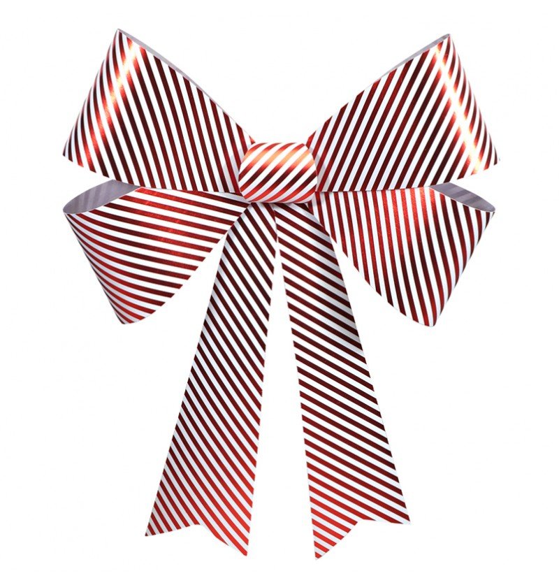 Rood Witte Strik Gestreept Reuze 86cm