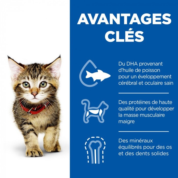 HILL'S Science Plan Kitten au Thon - Croquettes pour chaton