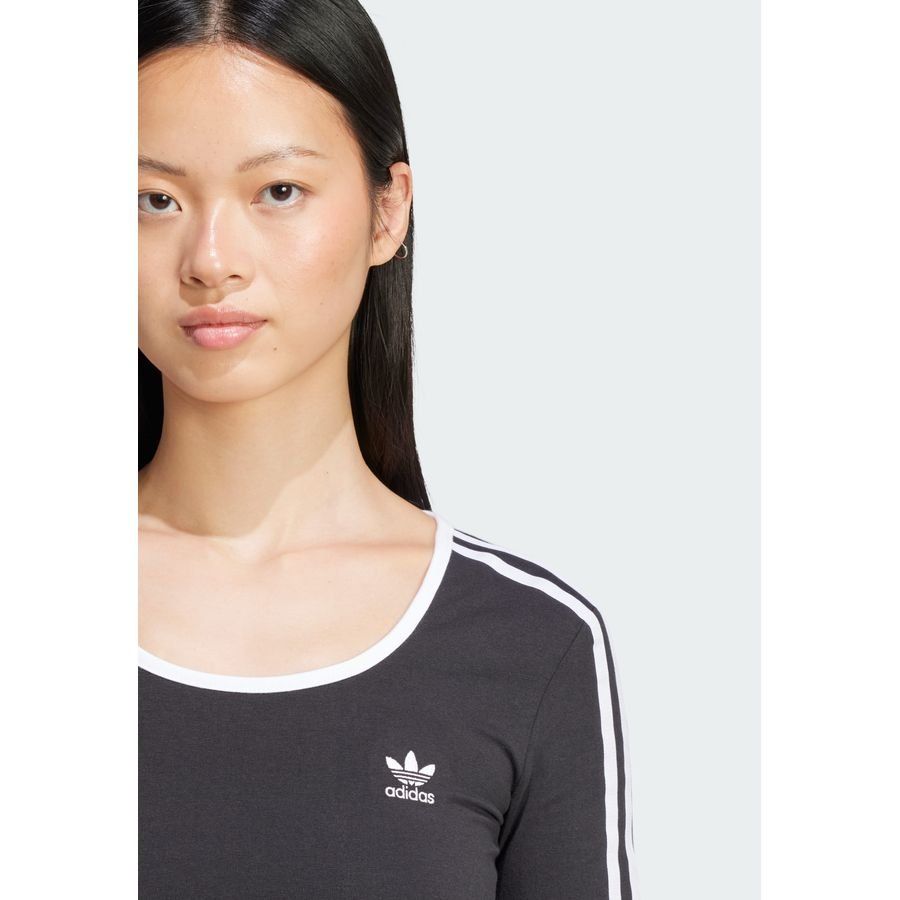 Adidas Original T-shirt court manches longues Adicolor 3 bandes
