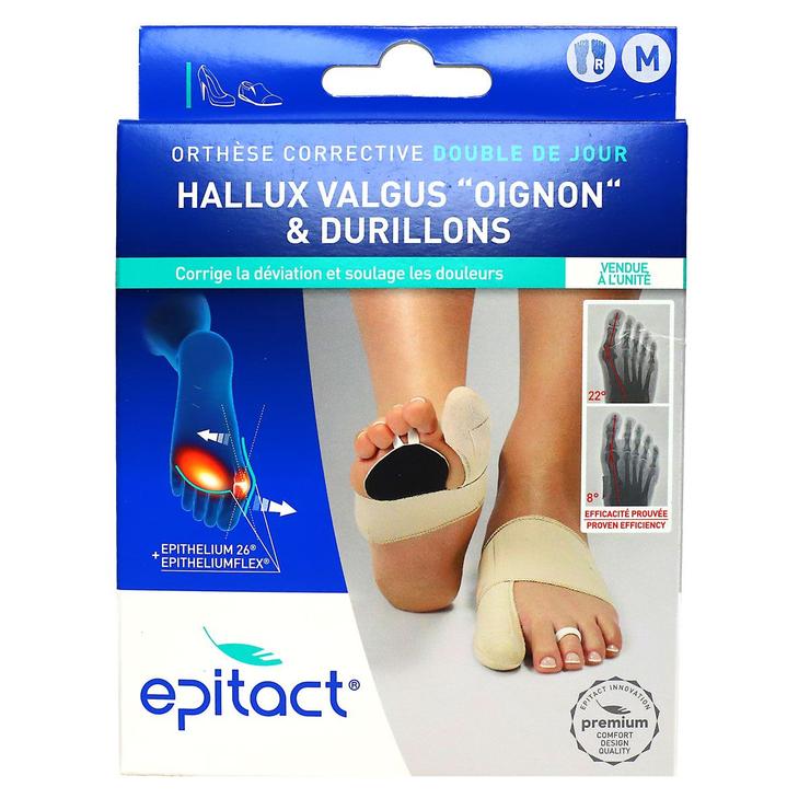 1 orthese corrective Hallux Valgus double pied droit taille Medium