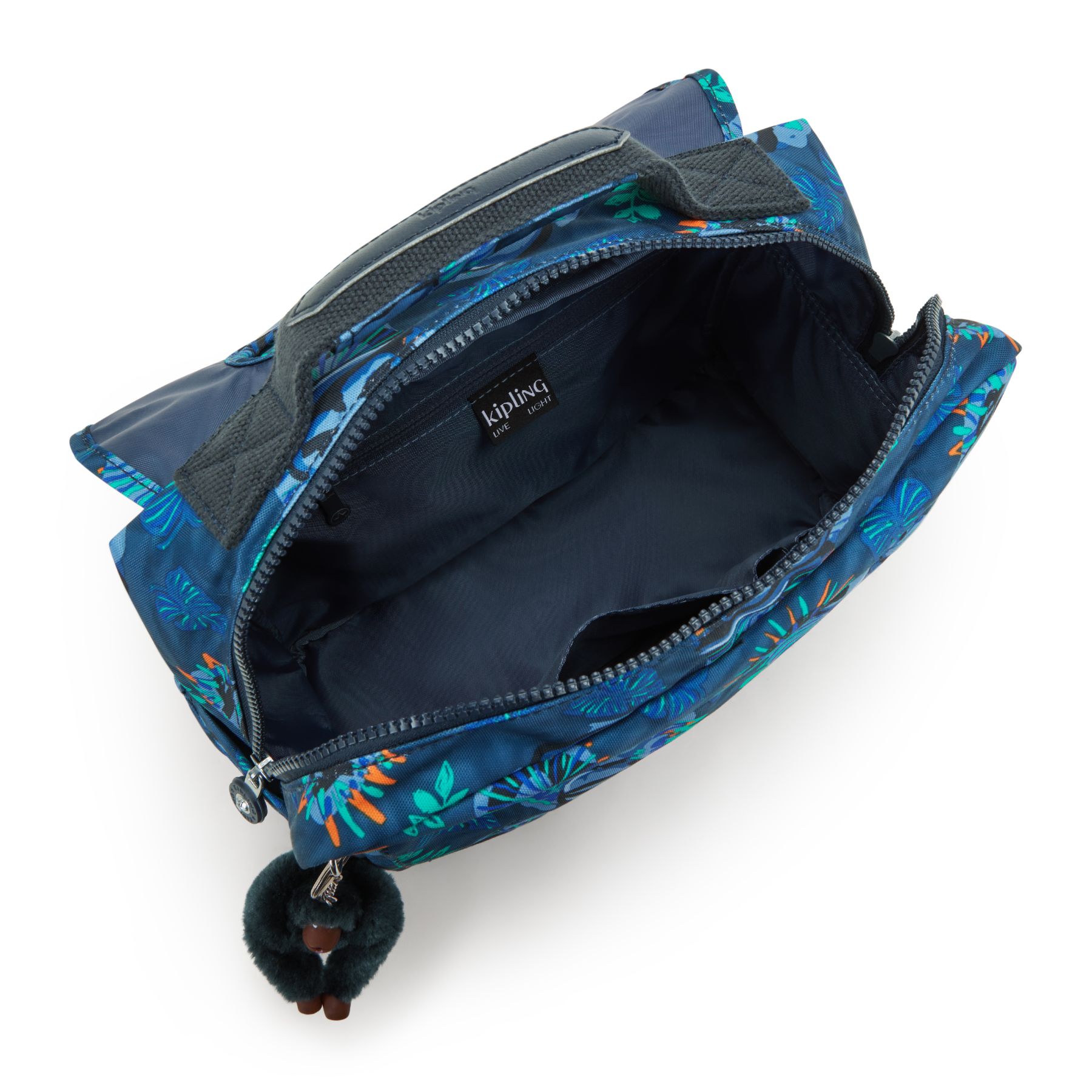CODIE S Petit cartable avec bretelles ajustables - Blue Monkey Fun