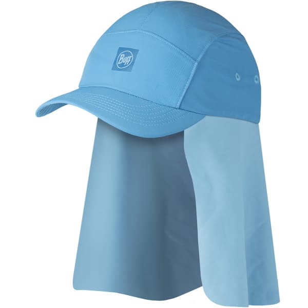 Casquette randonnée BUFF DESERT CAP KIDS SOLID AZURE