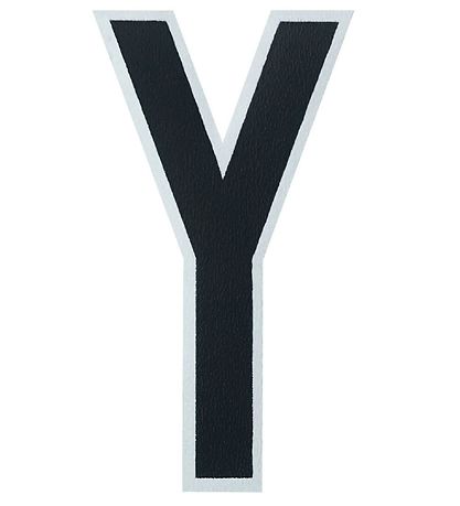 Design Letters Klisterm?rke - Mobil  - Y - 5cm - Blåck