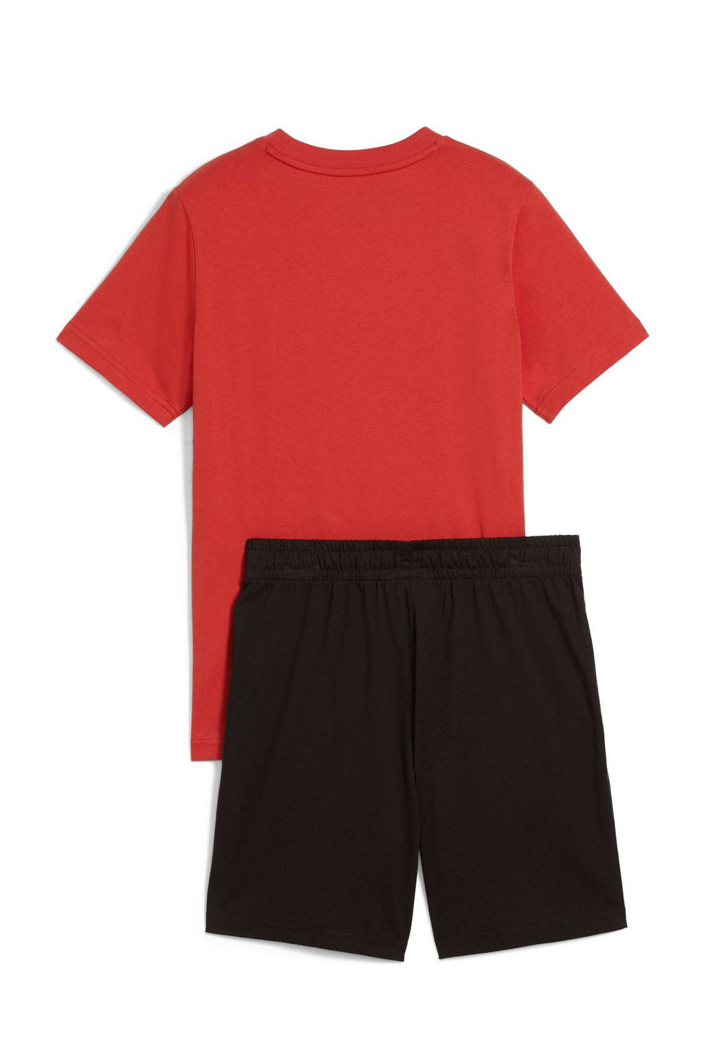 Puma T-shirt + short rood/zwart