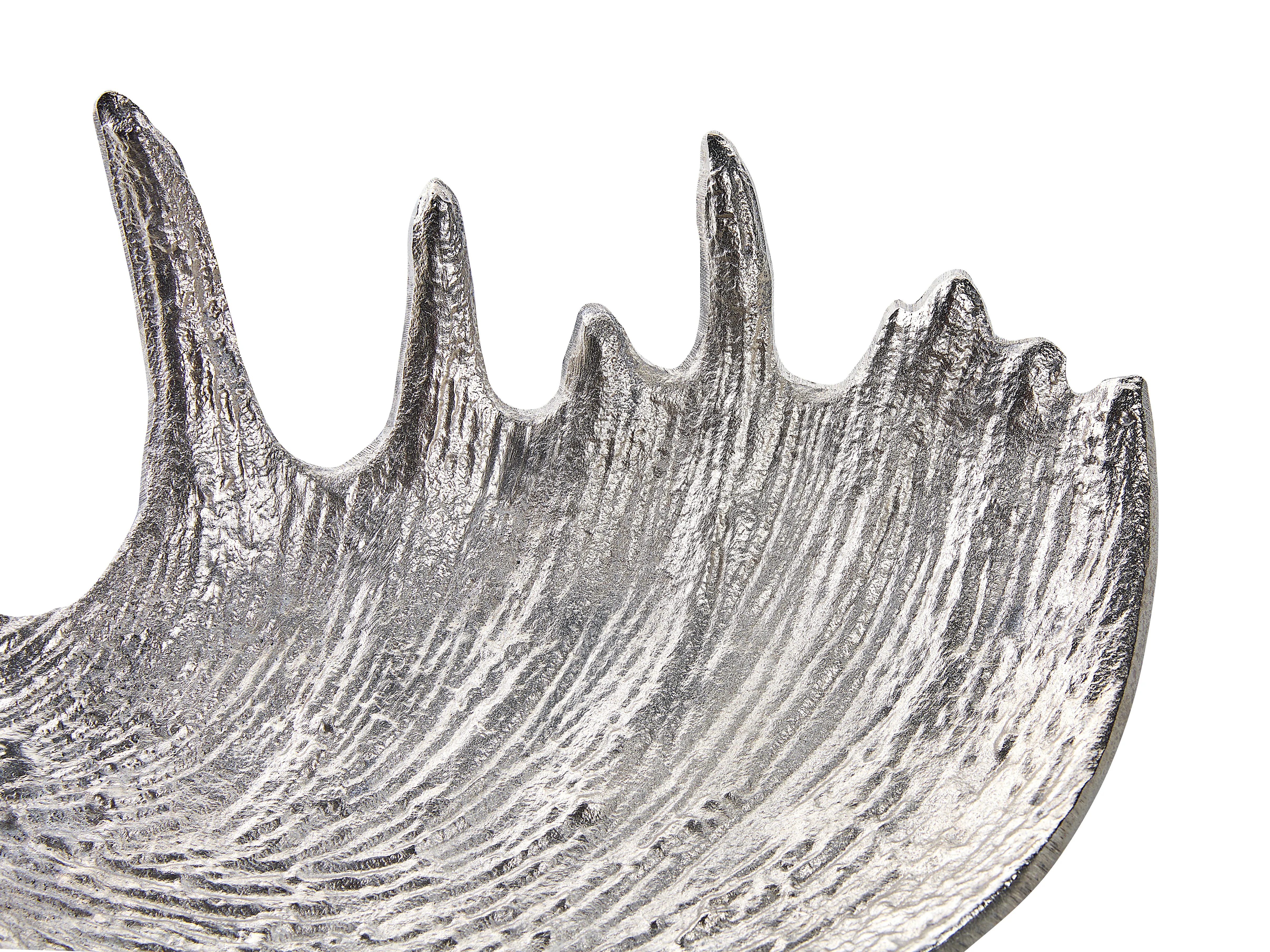 Decoratieve schaal Eland gewei CARTHAGE Metaal Zilver